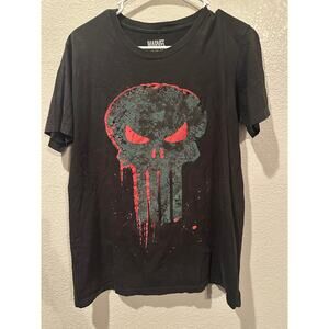 Marvel Punisher Seeing Red by Mad Engine Black Graphic t-shirt M